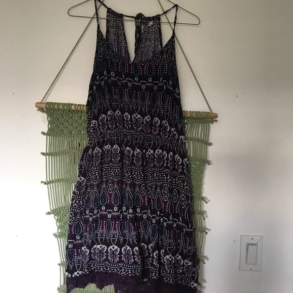 Purple Pattern Dress - Picture 1 of 4